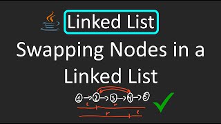 YouTube video 'LeetCode - 1721. Swapping Nodes in a Linked List | Java'