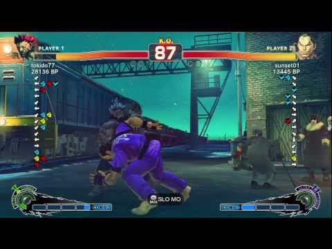 Tokido [Akuma] vs sunset01 [Dan] SSF4 Japanese Online Ranked Matches - TRUE-HD