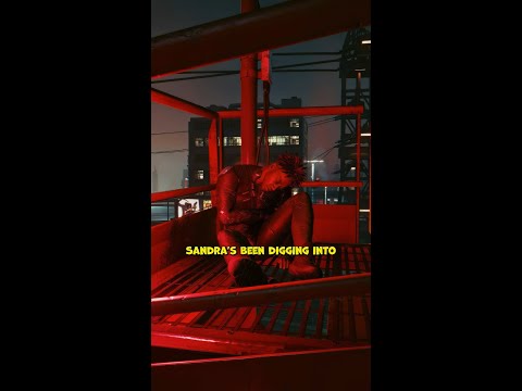 Sandra Dorsett and the Secret Brain Control Theory in Cyberpunk #cyberpunk2077