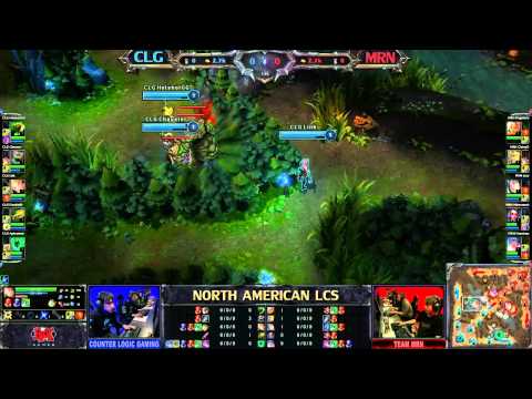 CLG vs MRN - LCS 2013 NA Spring W9D2 (English)