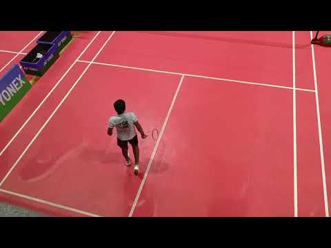 with tamilnadu player 35th National junior badminton championship 2023