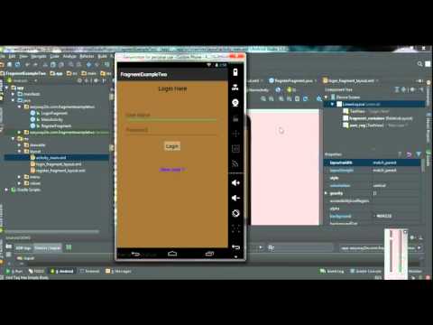 Android Studio Tutorial   38   Introduction to Fragments