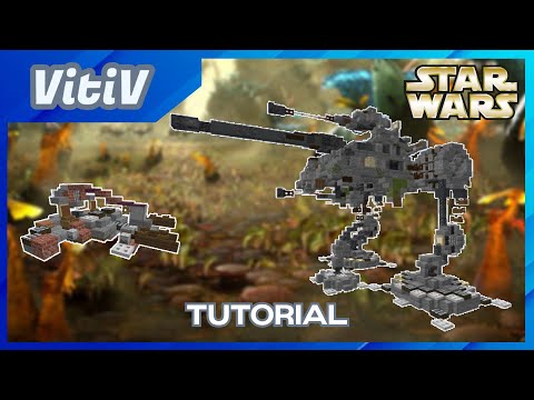 Vitiv - Star Wars All Terrain Attack Pod & Infantry Support Platform in Minecraft - 2:1 Scale - Tutorial
