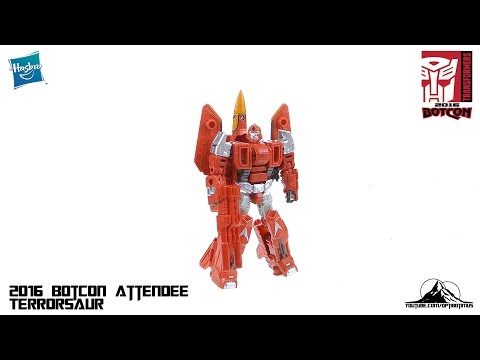 2016 Botcon Attendee Exclusive Deluxe Class Terrorsaur