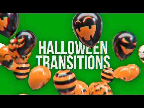 Halloween Transitions Green Screen Video Effects 4K