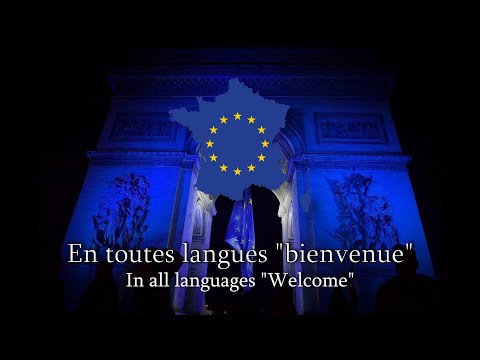 "Ode à la joie" (Ode to joy) - Anthem Of The EU in French