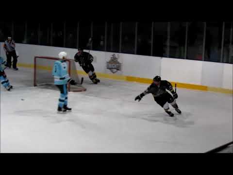 Hluboká n.Vltavou Knights - HC Milevsko 6:3, 3.ČF 2018-19 (gól Lukáše Moudrého)