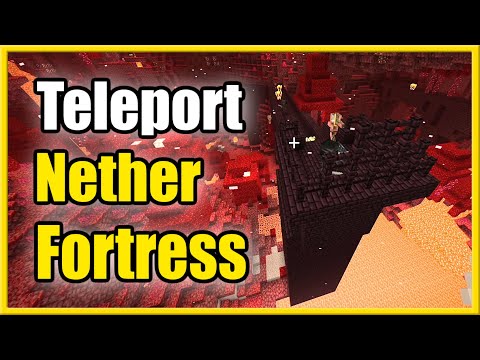 How to Teleport to Nether Fortress in Minecraft (Fast Tutorial!)