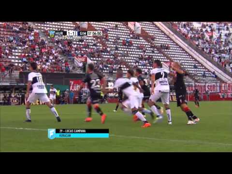Gol Campana. Huracán 1 - Gimnasia LP 1. Torneo 2015. Fecha 4. FPT