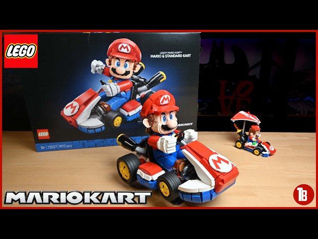 Vídeo relacionado con LEGO Mario Kart: Mario y Kart Estándar - Maqueta de Coche para Adultos con Figura Articulada - Set Nintendo para Aficionados al Videojuego - Regalo Gamer 72037