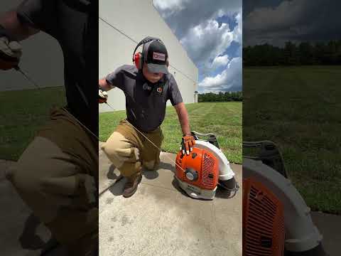 How to start a STIHL Backpack Blower