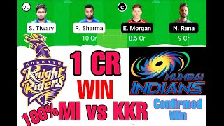 MI vs KKR Dream 11 Prediction || MI vs KKR Dream 11 Team || Todays MI vs KKR Team ||Dream11 | IPL