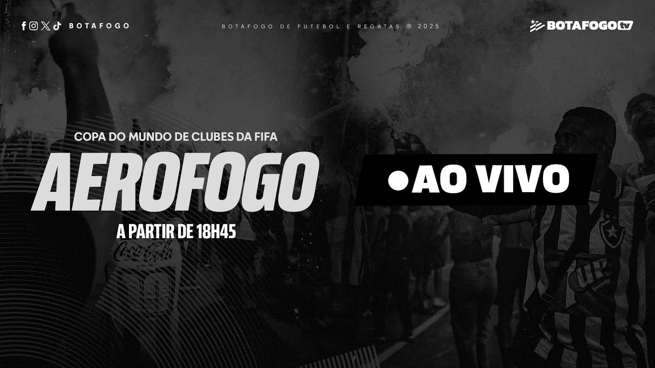 AO VIVO: Botafogo TV transmite AeroFogo para viagem do time para o Super Mundial de Clubes