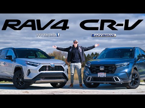Toyota RAV4 vs Honda CRV - CLASH OF THE [HYBRID] TITANS