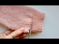 The Easy Way To Shorten Sweater Sleeves That Are Too Long Great Idea