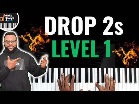 EASIEST BEGINNER TIPS to Learn and apply DROP 2 CHORD VOICINGS  | Ep 1