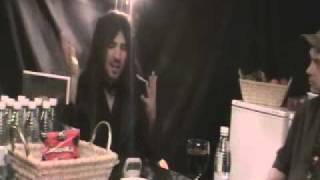 Interview with Ron "Bumblefoot" Thal, Helsinki, Finland, 2010, G'n'R backstage before the show 3/4