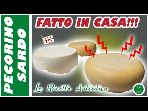 FORMAGGIO Pecorino Sardo FATTO IN CASA!!! - Ricetta e procedimento autentico!!!