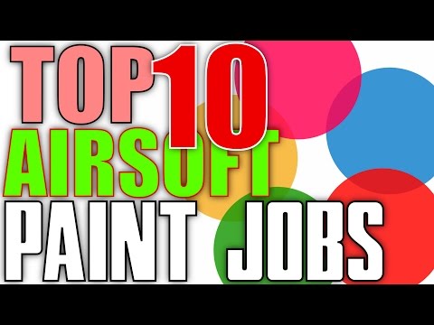 Top 10 Airsoft Paint Jobs - CSGO skins, Call of Duty camos, and Dragons?