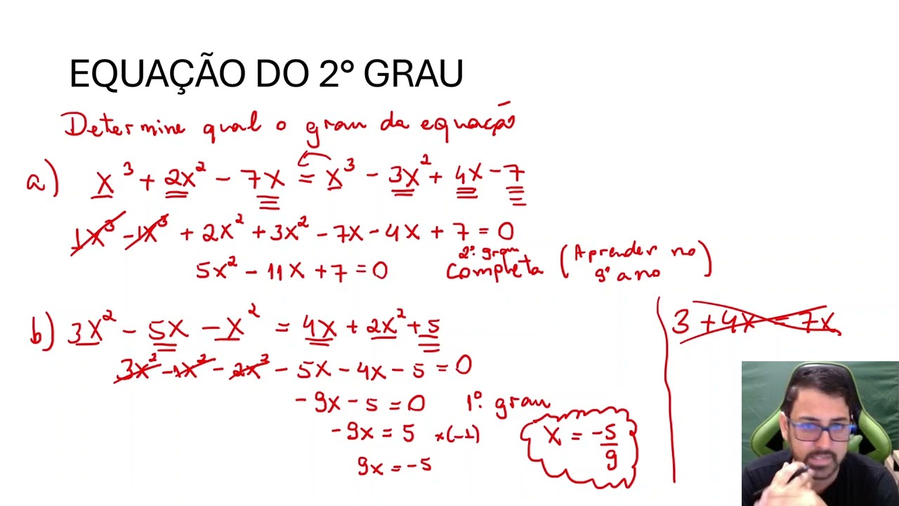 EQUAÇÃO DO 2° GRAU DO TIPO ax² = b (introdução)