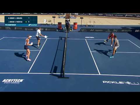 Guaranteed Rate Vegas Championships- Mixed Doubles- Parenteau/Johnson vs Kovalova/Wright