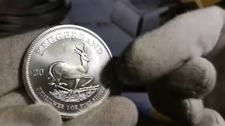 -- 2019 South African 1oz Silver 999 Krugerrand coin from the SA mint! --