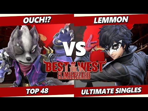 Best of the West 3 - Ouch!? (Wolf) Vs. Lemmon (Joker) Smash Ultimate - SSBU