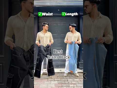 Best Jeans 👖 Hack 🥵😡😎101 M views 🥵🤯 #mensfashion #style #jeans