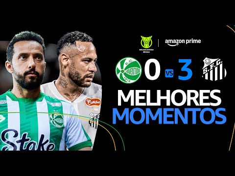JUVENTUDE 0 x 3 SANTOS | MELHORES MOMENTOS | CAMPEONATO BRASILEIRO 2025