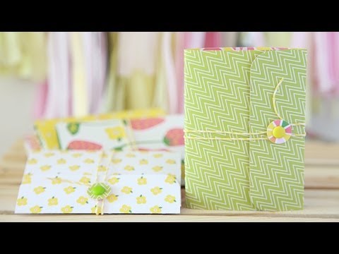 how to make a mini journal - YouTube