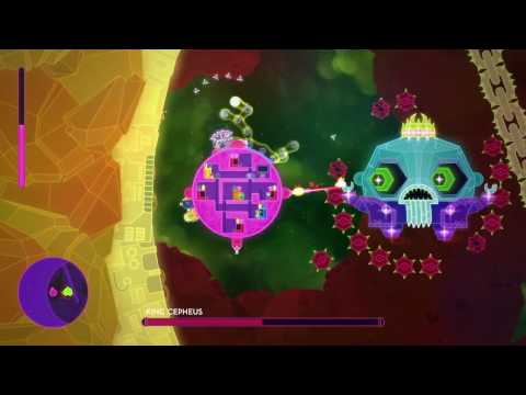 Lovers in a Dangerous Spacetime / King Cepheus 5 (boss) / 3-player / death