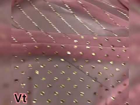 #manishmalhotrasaree pure Georgette with Mukesh work with satin blouse- more colors available