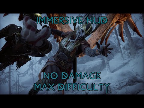 Kratos VS Freya - NO DAMAGE - Immersive HUD (GMGOW) | God of War Ragnarok (PS5)