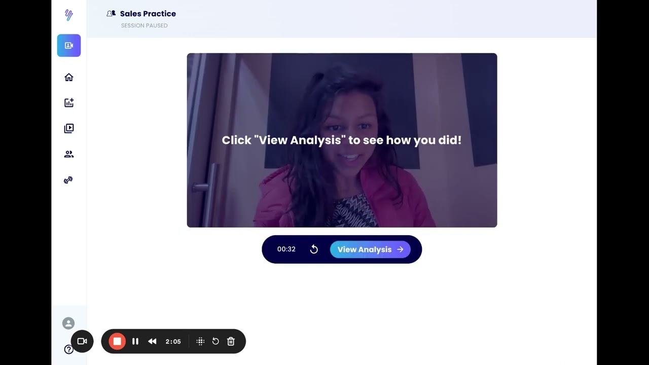 Yoodli AI powered role plays for sales training