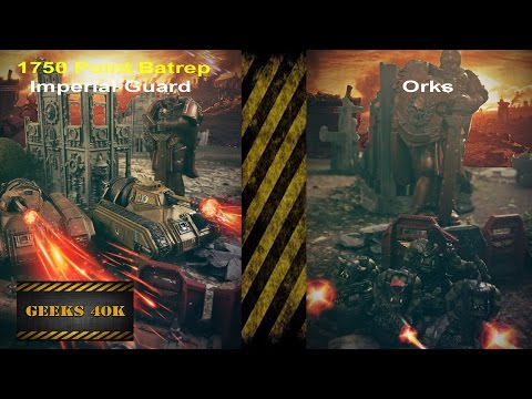 Imperial Guard Vs Orks 40,000 7th Edition Battle Report
