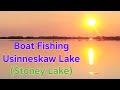 Video Thumbnail for Boat Fishing Usinneskaw Lake (Stoney Lake)