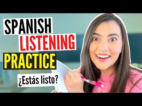 SPANISH LISTENING PRACTICE: SPANISH DICTATION EXERCISE