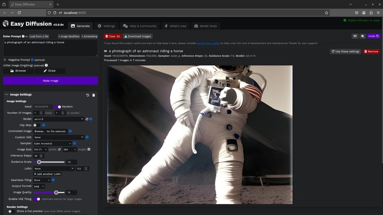 Review Stable Diffusion Generative AI Easy Diffusion