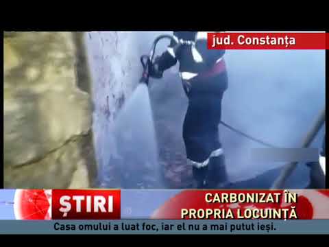 Incendiu într-o localitate constănțeană. Un bărbat a fost găsit carbonizat