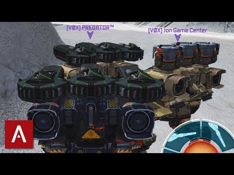 War Robots Gameplay: Fury Thunder Teamwork with Fury Triple Ancile