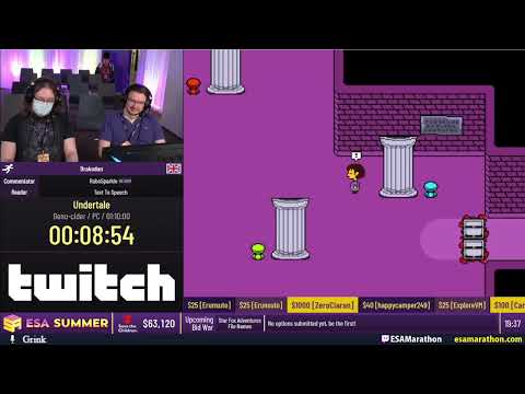 ESA Summer Marathon 2022 57 - Undertale [FR Restream]