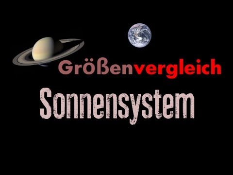 Größenverlgleich des Sonnensystem [HD]