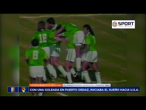 Venezuela 1 Bolivia 7   Eliminatorias al mundial USA 1994