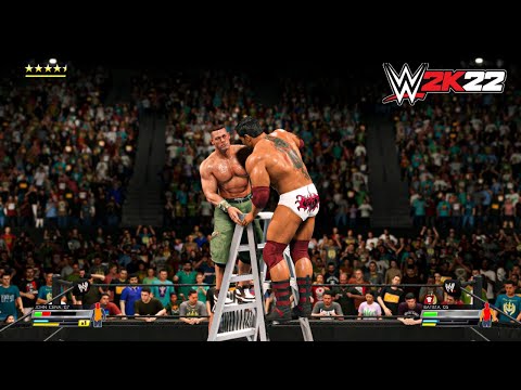 WWE 2K22 - 1 on 1 Extreme Rules Match - John Cena vs Batista (Legend Difficulty)