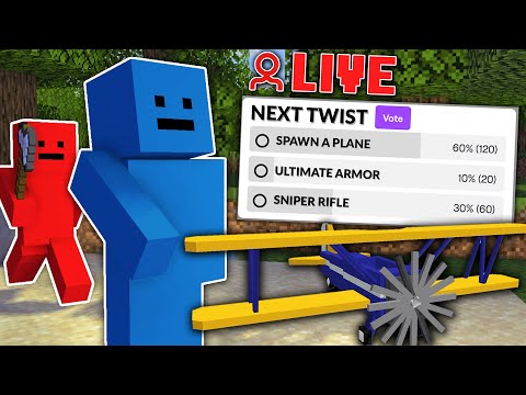 Minecraft Manhunt, But Viewers Decide The Twist...