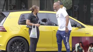 DREAM REACTS TO Gold Digger Prank In South Africa PART 1 | WHOEVER OWNS THE CAR WINS !!