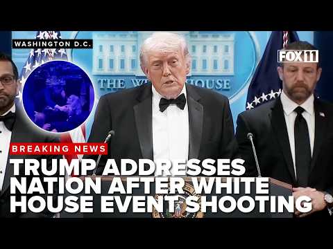FULL STATEMENT: Trump recounts evacuation after shooting during White House Correspondents' Dinner