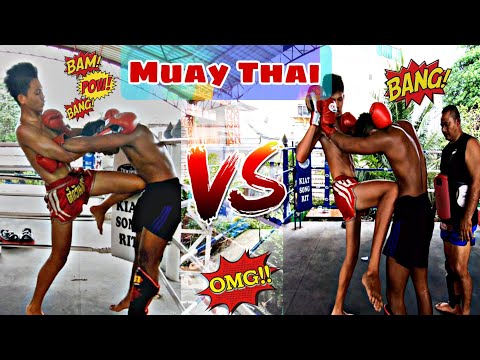 Authentic Thai boxing pro Training footage. Kiatsongrit Gym Bangkok Thailand