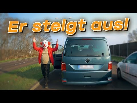 Road rage ends with charges, near head-on collision & unconsciousness at the wheel! | #GERMAN #DA...