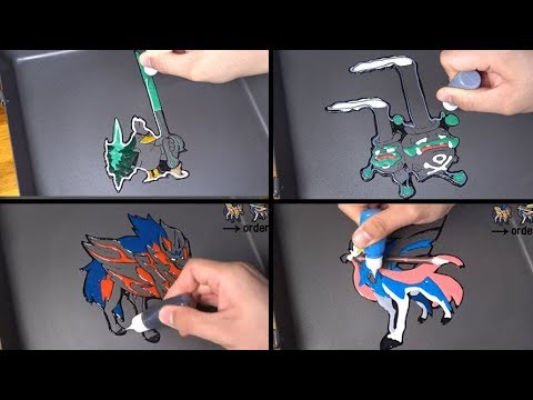 pokemon sword shield Pancake Art - starting, legendary, new forms pokemon